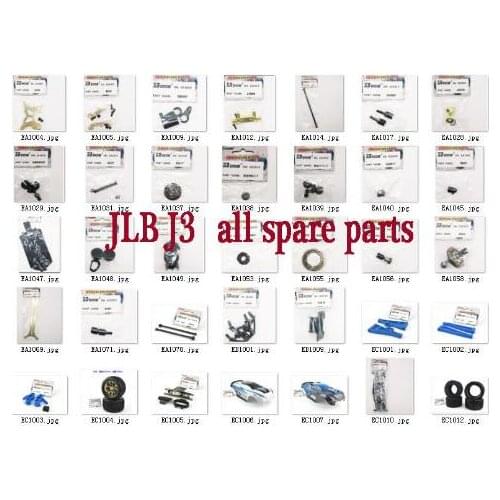 JLB Racing CHEETAH J3 1/10 RC Car spare parts Car shell chassis wheel tire swing arm cup drive shaft shock absorber gear box
