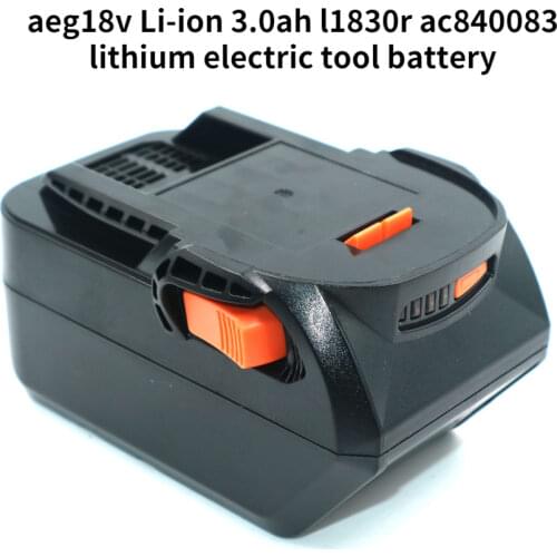 Manufacturers supply aeg18v Li-ion 3.0ah l1830r ac840083 lithium electric tool battery