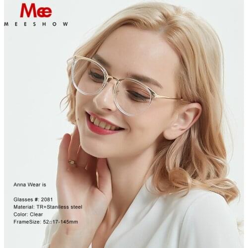 Женские солнцезащитные прозрачные очки Meeshow China At AliExpress