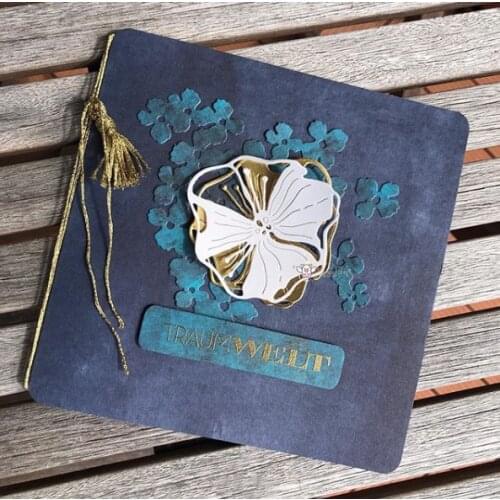 Open blossom flower metal Cutting Dies Stencils DIY Scrapbooking Paper/photo Cards Embossing Dies