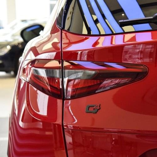 Car Metal Body Letter Decoration Sticker Q4 Style Is Suitable For Alfa Romeo Giulia Stelvio Labeling Modification Accessories