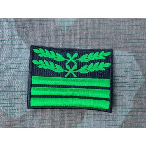 WWII WW2 German Waffen Heer Standartenfuhrer Oberst- Camo Rank Sleeve Insignia