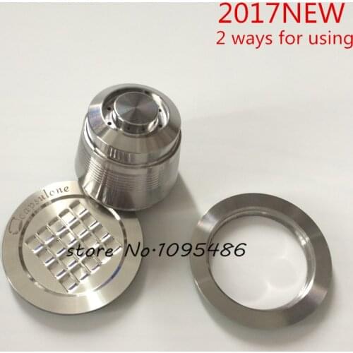 New arrive/2 way use/free shipping Capsulone Stainless Steel Metal capsule compatible for Nespresso coffee Machine