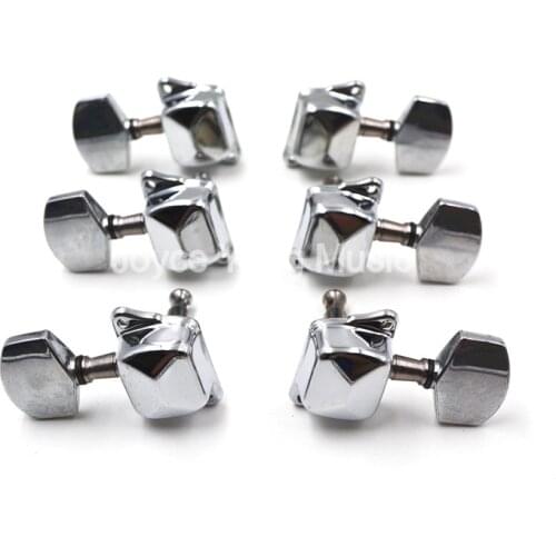 Niko Semiclosed Acoustic Guitar Tuning Pegs Chrome-Plated Tuners Machine Head 3L+3R Free Shipping Wholesales