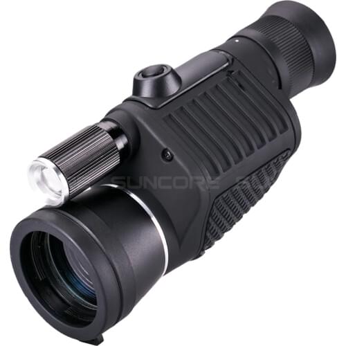 Professional Monocular Zoom Vision Focusing Telescope High-power HD Night Vision Monocle Hunting Spyglass Flashlight compass