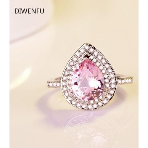 Luxury Natural Topaz S925 Sterling Silver Rings for Women 2021 Cute Wedding Pink Blue Rings for Couples Fashion Diamond Jewelry