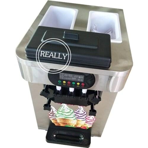 Hot sale gelato table top soft ice cream vending machine 3 Flavors Ice Cream Making 18-25L/H with 24 months warranty