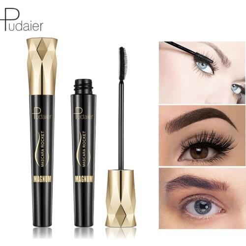 Mascara Waterproof Natural Eyelash Extension Silk Fiber Lash Mascara Magic Mascara Long Lasting False Eyelashes Cosmetics