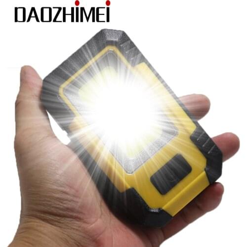 Outdoor led work light Built-in battery usb Rechargeable camping portable lantern LED Emergency Car Repairing Light light lamp