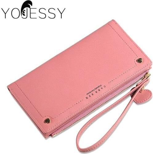 YOJESSY Women Long Wallet Female Wallets Clutch Lady Purse Zipper Phone Pocket Card Holder Ladies Purses