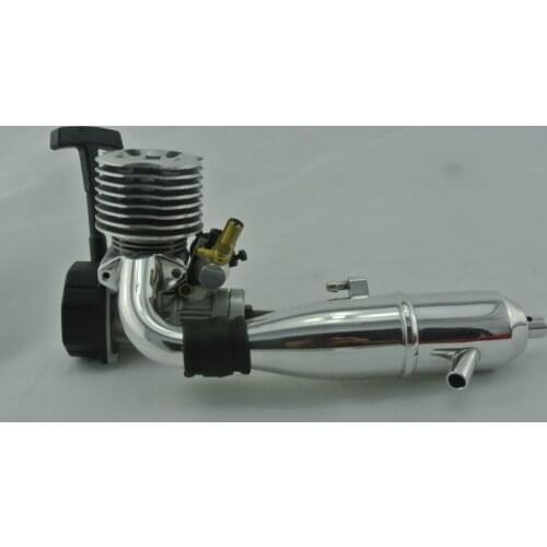 1/10 scale RC Nitro Buggy Truck ChungYang 15 Engine Motor Nitro w/Side Muffler Pipe HPI HSP Redcat ACME FS CEN Kyosho Racing