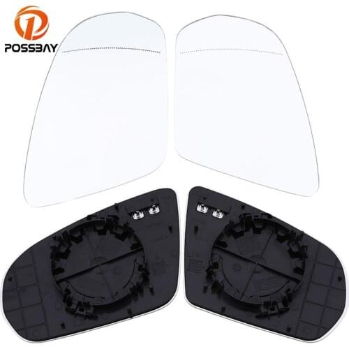 POSSBAY Car Door Heated Electric Wing Mirror Glass for Mercedes-Benz C-Klasse Cabriolet (A205) 2016-present Door Side Mirrors