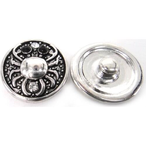 Free drop shipping hot selling 1.8-2cm alloy rhinestone crab charm DIY button metal charms