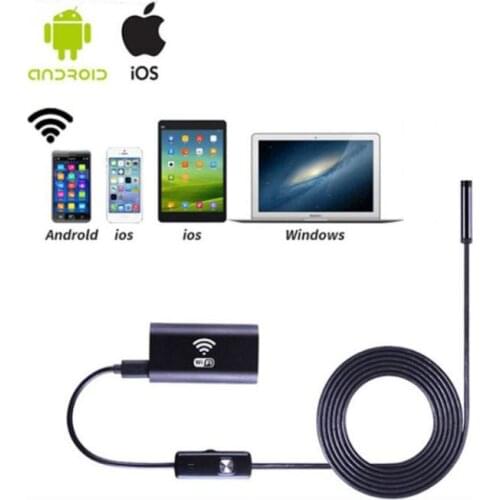 Wireless WIFI Endoscope Camera 720P Waterproof Detection Mini Camera 8mm USB Industrial Endoscope For Mobile Phone Android Ios