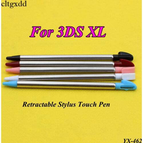 Cltgxdd 5 Colors Replacement Metal Stylus Touch Screen Pen For 3DS XL 3DS LL Metal Retractable Stylus Touch Pen