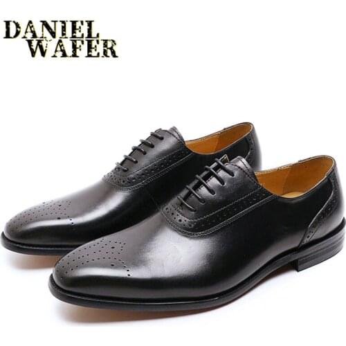 DANIEL WAFER Men's Patent Leather Shoes