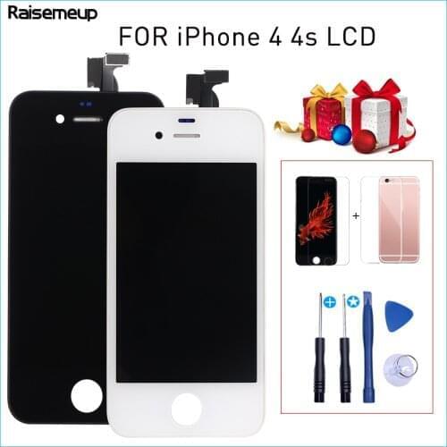 AAA+++ LCD Display For iPhone 4 4S Touch Screen Digitizer For iPhone 4 4S LCD Assembly for Apple 4 4S Phone display Replacement