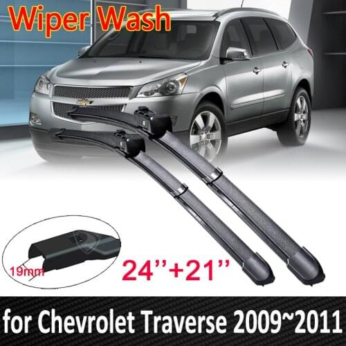 For Chevrolet Traverse 2009~2011 2010 Front Window Windshield Windscreen Wipers Car Wiper Blades Car Accessories 24" 21"
