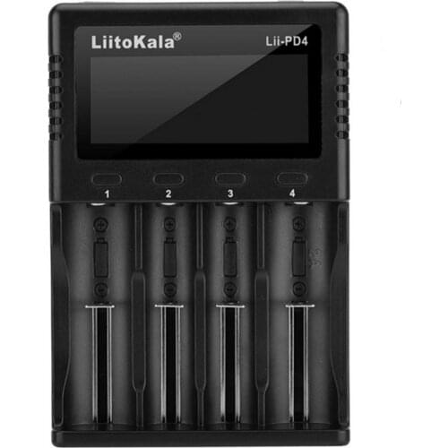 Travel LCD Smart Battery Charger For 21700 20700 26650 RCR123a AA AAA /Car