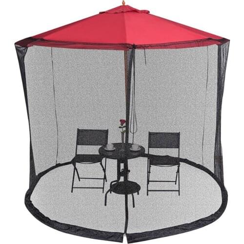 Camping Net Courtyard Umbrella Net Cover Keep Insect Patio Deck Cover Mosquito Net Garden Umbrella Sail Installation