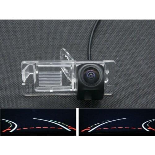 Fisheye 1080P Trajectory Tracks Rear view Camera for Renault Duster Fluence Duster Megane 3 For Nissan Terrano Reverse Camera