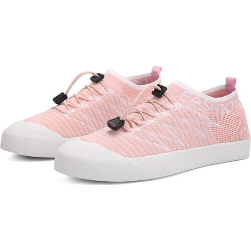 Summer couple sports shoes 2021 new trend all-match canvas shoes mesh breathable casual flat shoes