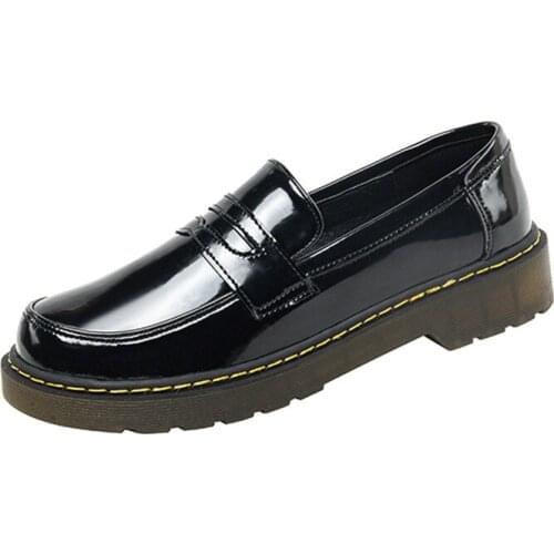 Loafers Women Slip On Round Toe Oxfords for Ladies Casual Shoes OL Dress Shoes