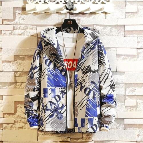 Mens Hooded Luminous Zipper Coats Spring Autumn Men Jacket Fashion Spring Men Brand Camouflage Jackets Casual Mens Coat