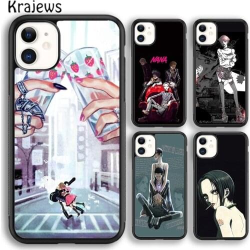 Krajews Anime Nana Osaki Soft Phone Case Cover For iPhone 5 SE 6s 7 8 plus X XR XS 11 12 pro max Samsung Galaxy S8 S9 S10