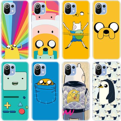 Anime Adventure Time Silicone Case for Xiaomi Mi POCO X3 NFC M3 F3 11X 11i 11 Ultra Note 10 S 10i 10T Pro 11 Lite 5G Soft Cover