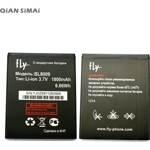 QiAN SiMAi High Quality 1800mAh BL8009 Replacement Battery For FLY BL8009 Battery Mobile Phone