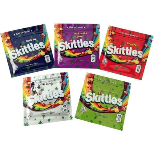 Brand New***Multi-flavor Skittles Bag Can Be Resealed-only Bag Without Any Food Patch