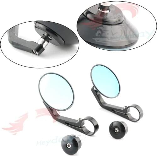 CNC End Bar Side Mirror 7/8" Rearview Mirrors For YAMAHA MT09 MT-10 MT 07 MT03 YZF-R3 R25 R125 R1 R6 R1M T-MAX 500 T-MAX530