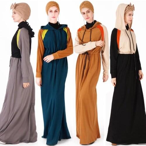 Turkish Islamic Clothing Casual Muslim Clothes Women Spring Abaya Moroccan Jalabiya Hijab Dress Summer Sport Robes Jellaba Femme