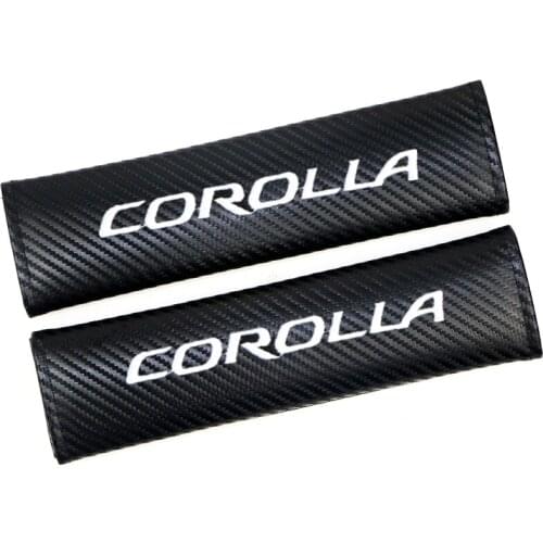 2pcs Excellent Hot Auto seat belt sticker Car Styling Case For Toyota Corolla Accessories Car-Styling