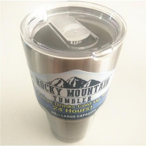 2019 Stainless Steel Travel Tumbler Cup - 30 oz Double Wall Vacuum Insulated Drinking Thermal Mug w/ Slider Lid(00389)