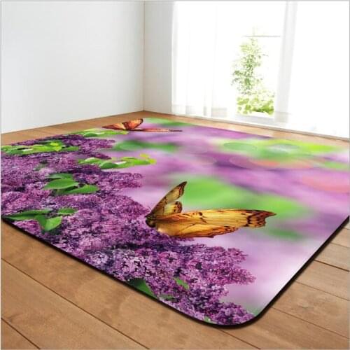 3D Butterfly Pattern Carpet large Area Rug for Home Living Room Bedroom study Room Soft Carpets Tapete para casa sala alfombra