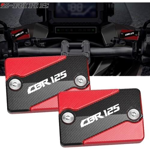 Motorcycle Accessories Fits For HONDA CBR125 CBR 125 2009 2010 2011 2012 2013 Aluminum Brake Fluid Reservoir Cap Covers CBR125