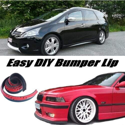NOVOVISU Bumper Lip Deflector Lips For Mitsubishi Grandis / Space Wagona Front For Car Tuning / Body Kit Wing / Strip