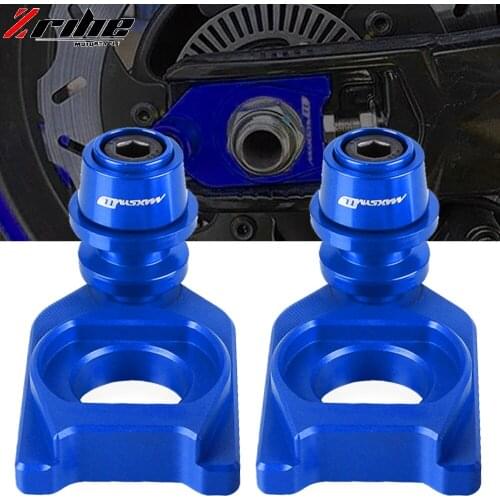 For SYM MAXSYM TL 500 TL500 Chain Adjustment Block Frame swingarm Spools Rear Wheel Sliders Axle Stand Hook sliders 2020 2021