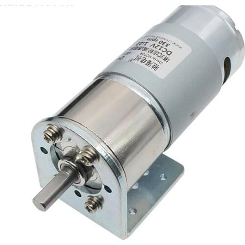 GM37-550 Permanent magnet DC gear motor high speed Torque 12V 24V dc deceleration motor