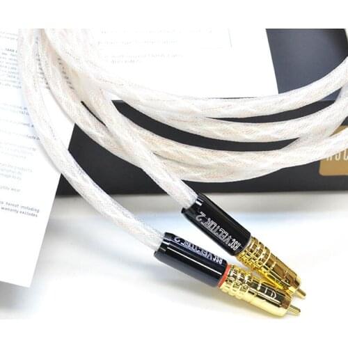 HIFI RCA Cables Gold Rca Plug Taralabs RSC Vector-2 RCA Interconnect Cable for Amplifier CD Player Home Theater