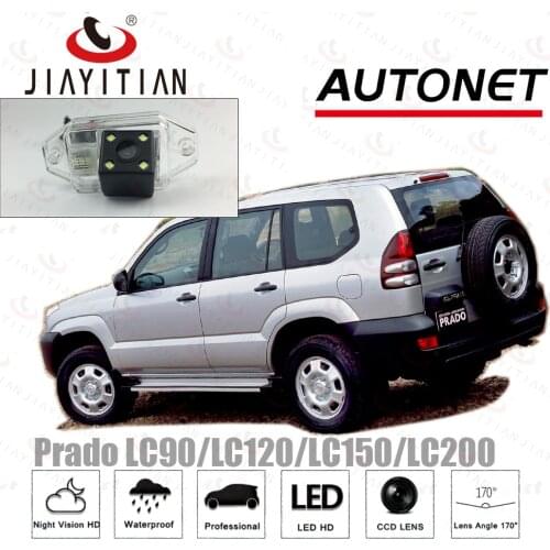 JIAYITIAN Rear Camera For Toyota Land Cruiser Prado LC90/LC120/LC150 LC200 1996~2017 Reverse Camera license plate camera CCD