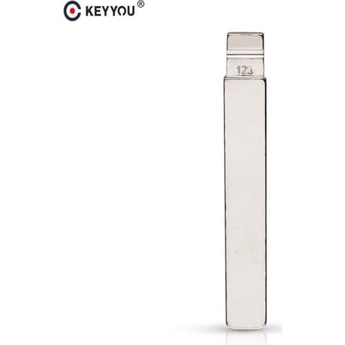 KEYYOU 5/10/20/50 Car Blank Key Blade NO.123 KEY BLADE FOR NEW TOYOTA Corolla 2015 Modified Flip Remote Key Blade 123