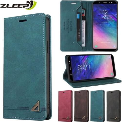 Leather Case For Samsung Galaxy A70 A50 A30 A40 A20 A10 S A8 A7 A6 A5 J6 J8 2018 J7 J5 J3 2017 M31 M21 M11 M20 M62 Cover Coque