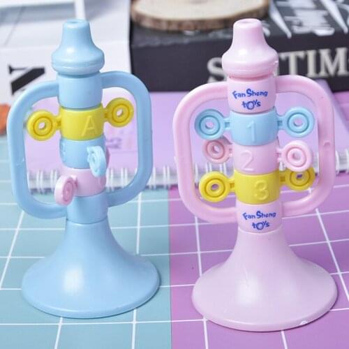 Creative childrens plastic sound and sound trumpet baby cartoon horn gift musical instrument toy