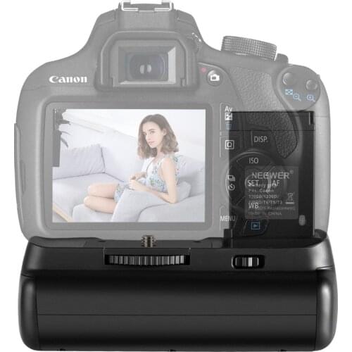 Neewer Battery Grip For Canon EOS 1100D/1200D/Rebel T3/Rebel T5, Camera Vertical Battery Grip Works with 2 Pack LP-E10 Batteries