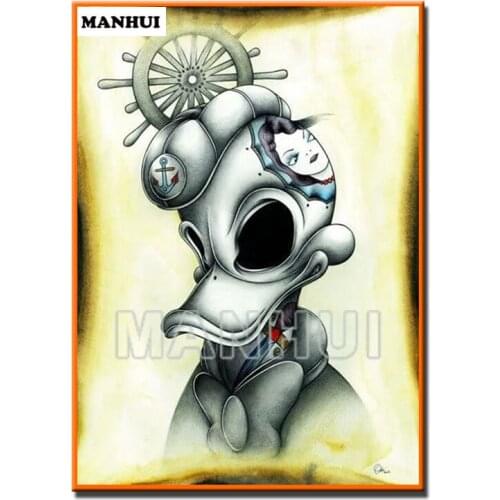 New Diamond Paintig Donald Duck 5D Full Resin Square/round Diamond Painting Pasted Cross Stitch Craft Home Decoration MH579