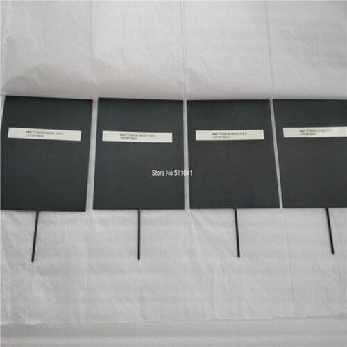 7pcs DSA plate with Iridium and ruthenium Coating 1.5*45mm*100mm with connection Ir Ru MMO ,free shipping