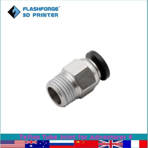 Flashforge 10pcs Pneumatic Joint for Adventurer 4 3d Printer Parts Extruder Accessories Feeding Tube Joint